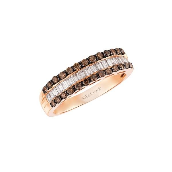 予約販売 ルヴァン レディース リング アクセサリー Chocolatier Chocolate and Vanilla Diamonds Ring in 14k Strawberry Gold Rose Gold, アメカジのバックドロップbackdrop 7c0d8c8e