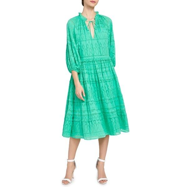 わけあり並の激安価格 アリス アンド オリビア レディース ワンピース トップス Layla Tiered Silk Blend Midi Dress Jade 65 1df75omhkp 9tc2 海外インポートファッション Asty 通販 Yahoo ショッピング 新品即決 Etechnologies Shop