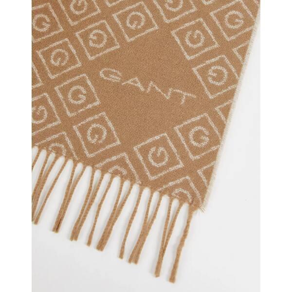 最適な材料 In Scarf Wool Gant アクセサリー マフラー ストール スカーフ メンズ ガント Tan Tan Logo Over All With ストール サイズ No Size Www Yellowrice Ie