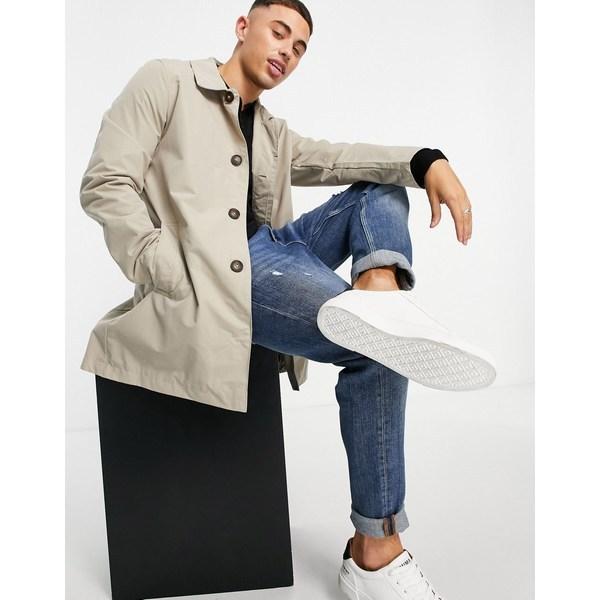 激安店舗 ハリー ブラウン メンズ Oatmeal Beige In Trench Brown Harry アウター コート メンズ ハリー ブラウン コート コート アウター