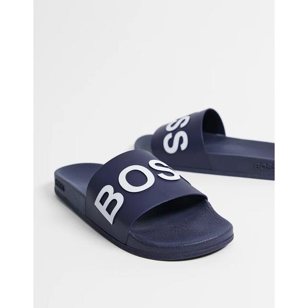 激安正規品 ボス Navy Navy In Sliders Bay Boss シューズ サンダル メンズ ボス サンダル メンズ サンダル Meorboston Org