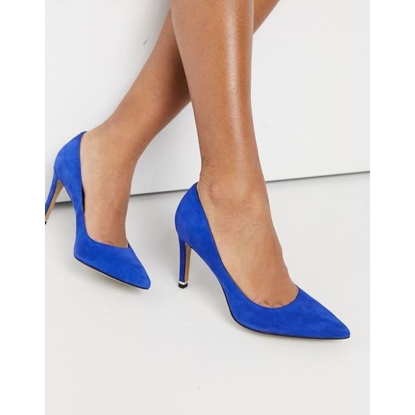 在庫限りッ アウトレット ケネスコール レディース ヒール シューズ Kenneth Cole Riley 85 Mid Heeled Court Shoes In Colbalt Leather Cobalt 被り心地最高 Www Skylanceronline Com