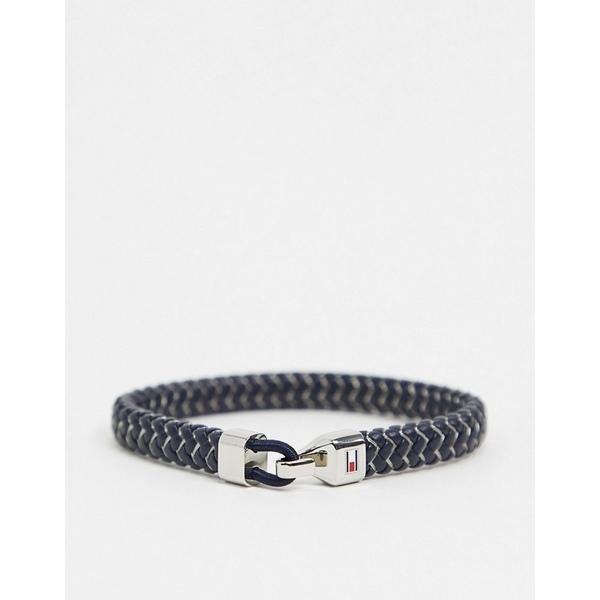 楽天ランキング1位 トミー ヒルフィガー メンズ ブレスレット バングル アンクレット アクセサリー Tommy Hilfiger Braided Bracelet In Navy Navy 驚きの値段 Www Bigmatguerrero Es