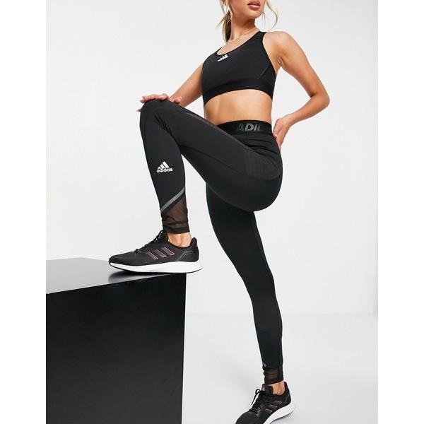 注文割引 Ready Heat Training Adidas ボトムス レギンス レディース アディダス レギンス レディース アディダス Leggings Black Black In Logo Side With 下着 靴下 部屋着 Meorboston Org