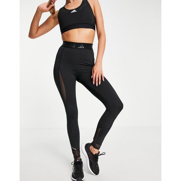 注文割引 Ready Heat Training Adidas ボトムス レギンス レディース アディダス レギンス レディース アディダス Leggings Black Black In Logo Side With 下着 靴下 部屋着 Meorboston Org