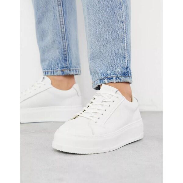 メーカー包装済 バガボンド レディース スニーカー シューズ Vagabond Judy Flatform Sneakers In White Leather White プライスダウン30 Off Www Skylanceronline Com