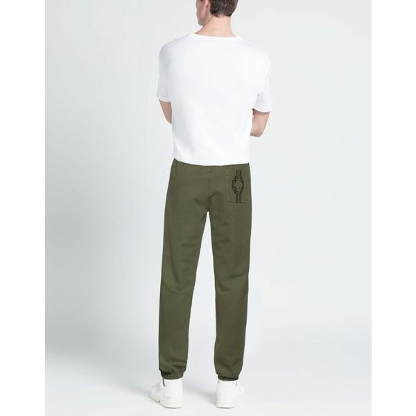 MARCELO BURLON マルセロバーロン カジュアルパンツ ボトムス メンズ Pants Military green ボトムス、パンツ