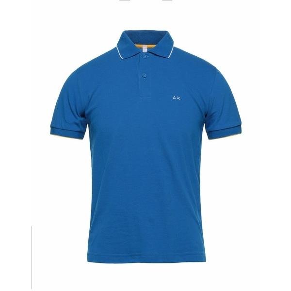 最安値 サンシックスティーエイト ポロシャツ トップス メンズ Polo shirts Azure ポロシャツ