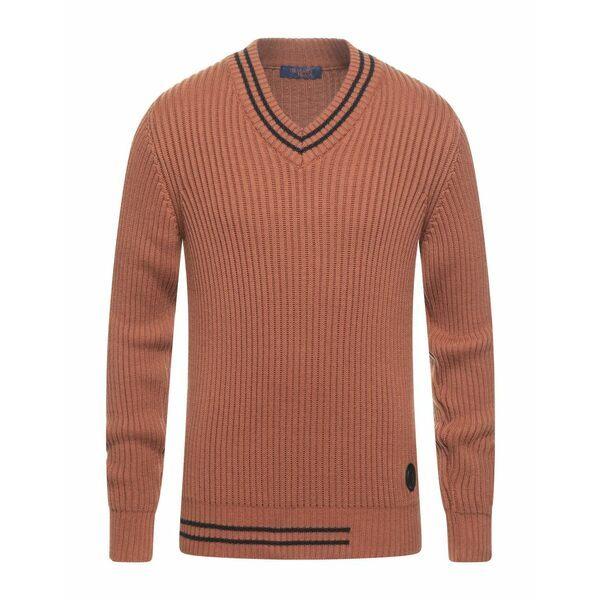 4個まで郵便OK TRUSSARDI トラサルディ ニット&セーター アウター メンズ Sweaters Brown - 通販 -  www.girlpowerful.org