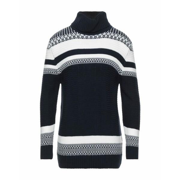 今年人気のブランド品や アウター ニット セーター シビリア メンズ Blue Dark Turtlenecks ニット セーター サイズ L