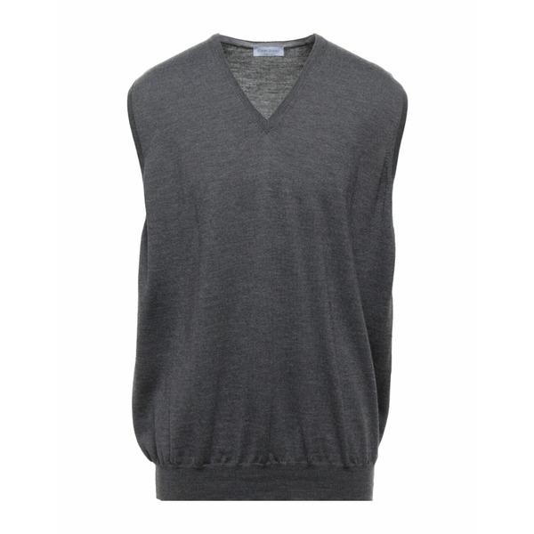 人気のファッションブランド！ グランサッソ ニット&セーター grey Steel Sweaters メンズ アウター ニット、セーター