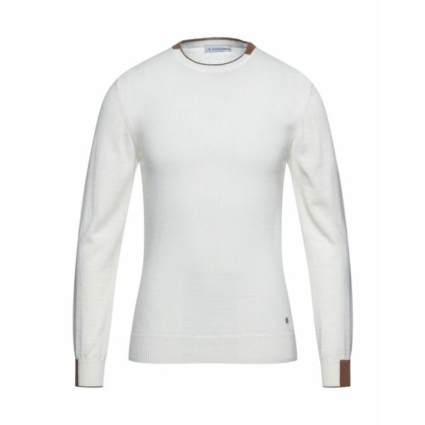 贅沢 アウター ニット&セーター リッツ マニュエル メンズ Ivory Sweaters ニット、セーター