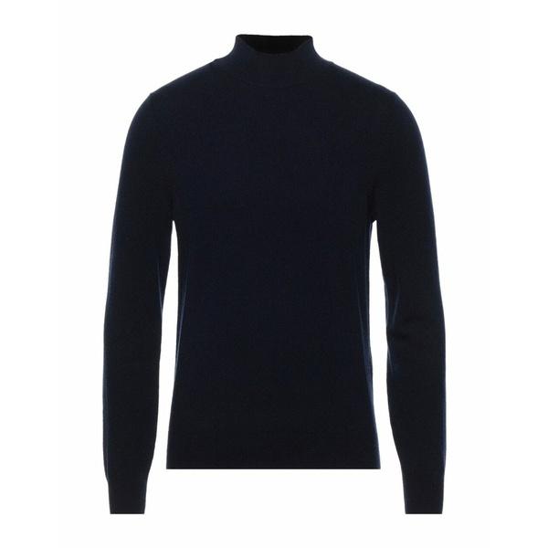 正規激安 マロ ニット&セーター blue Dark Turtlenecks メンズ アウター ニット、セーター