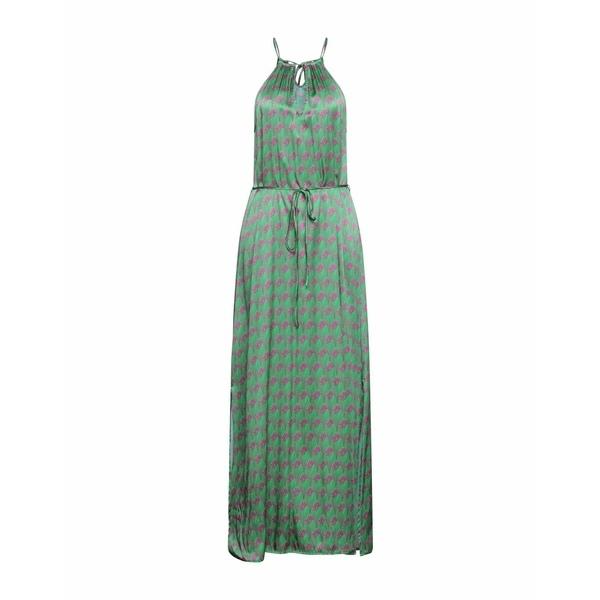訳あり新品 シユ ワンピース トップス レディース Long Dresses Emerald Green 竹表付男下駄