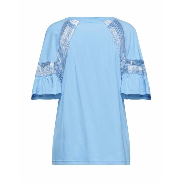 安い 海外インポートファッション astyアルベルタ フェレッティ Tシャツ トップス レディース T-shirts Sky blue