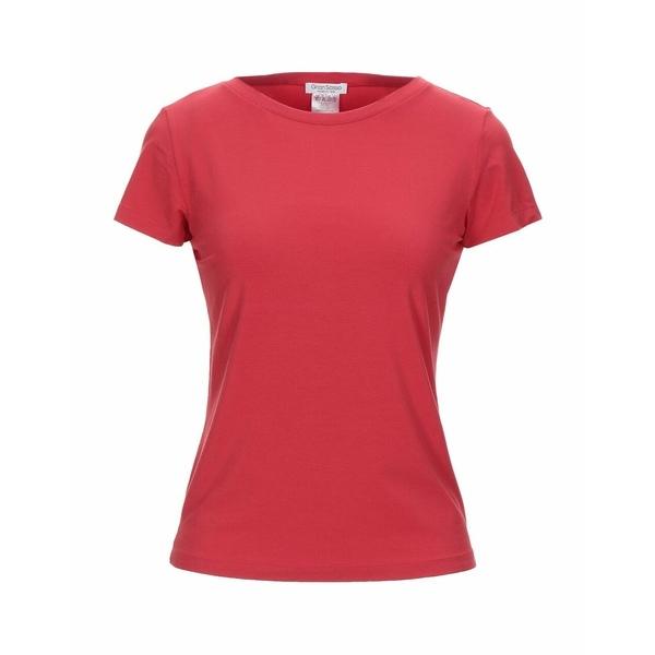 【即発送可能】 グランサッソ Tシャツ トップス レディース T-shirts Red 半袖