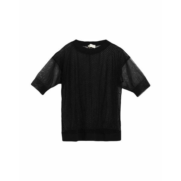 モモン ニット&セーター アウター レディース Sweaters Black :b3 