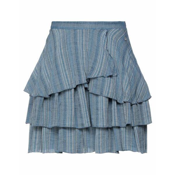 トラサルディ スカート ボトムス レディース Mini skirts Slate blue
