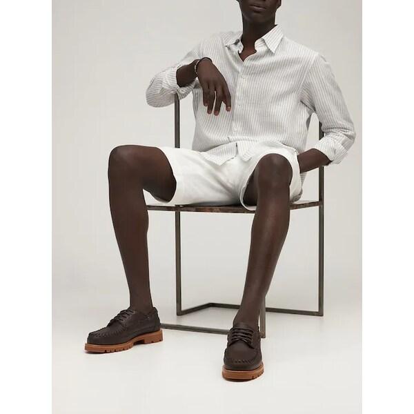 バリー メンズ ドレスシューズ シューズ Leather Boat Shoes Brown Oldscull Com