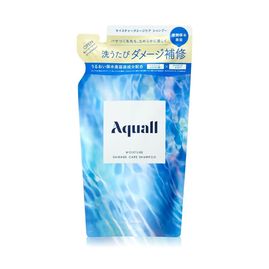 Aquall (アクオル) シャンプー 詰め替え 【モイスチャーダメージケア】 シャンプー詰め替え 400mL (リリーベル&ペア?) | 