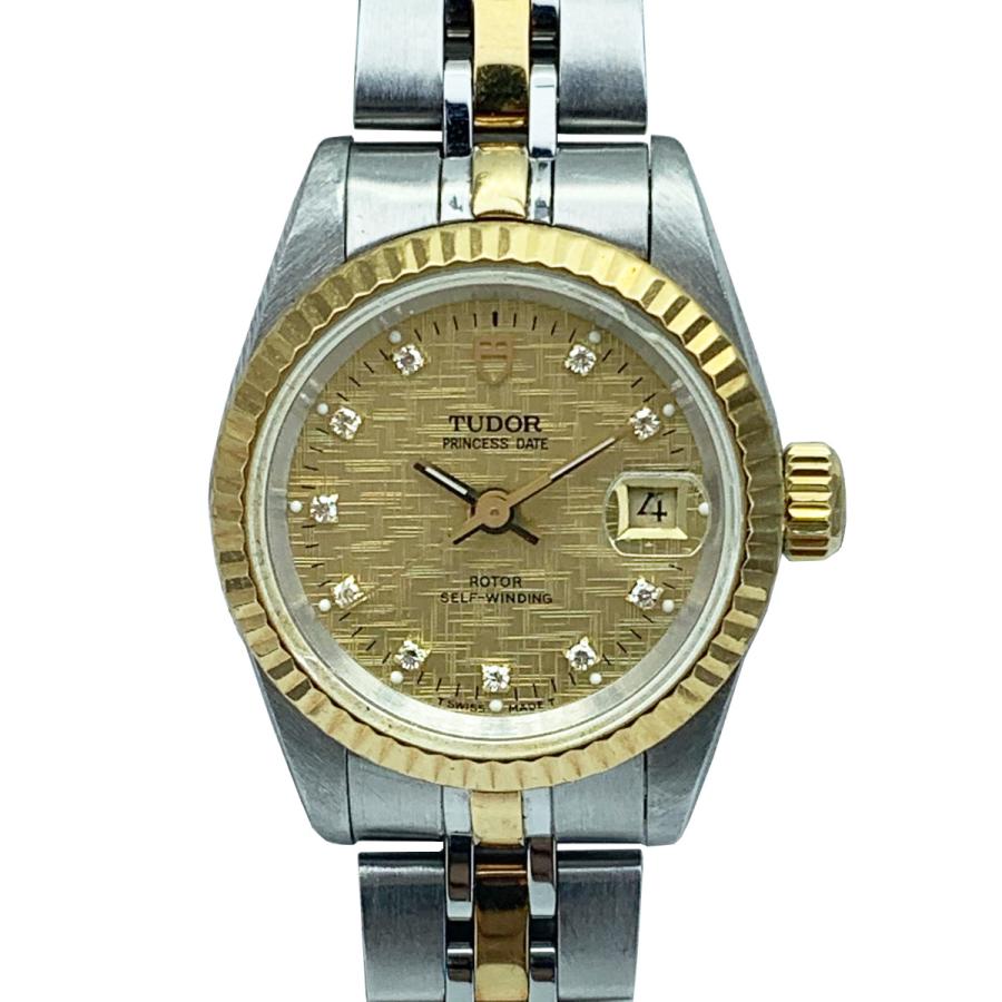 限定値下げ Tudor チュードル 92413 Princess Date プリンセスデイト ゴールド ダイヤ レディース AT H2570 | TUDOR
