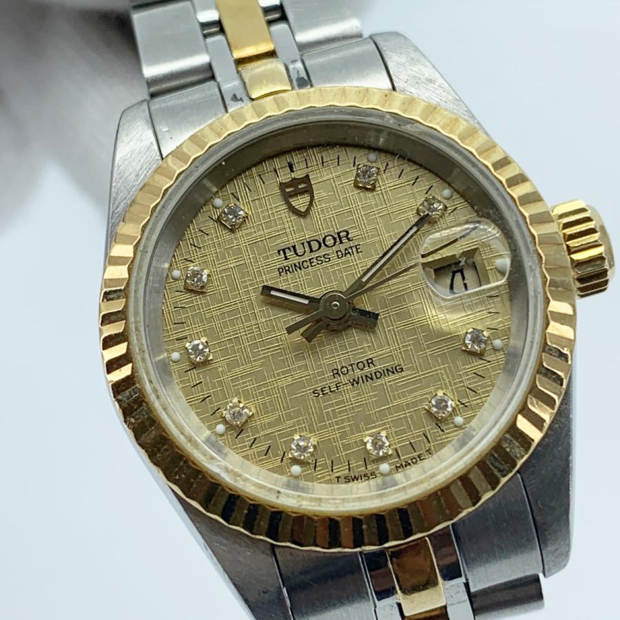 限定値下げ Tudor チュードル 92413 Princess Date プリンセスデイト ゴールド ダイヤ レディース AT H2570 | TUDOR | 06