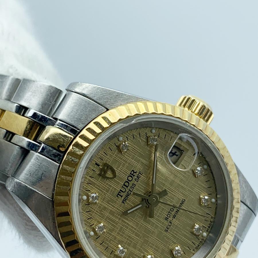限定値下げ Tudor チュードル 92413 Princess Date プリンセスデイト ゴールド ダイヤ レディース AT H2570 | TUDOR | 07