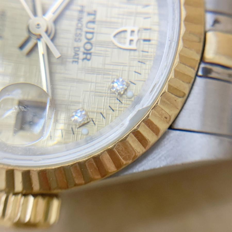 限定値下げ Tudor チュードル 92413 Princess Date プリンセスデイト ゴールド ダイヤ レディース AT H2570 | TUDOR | 08