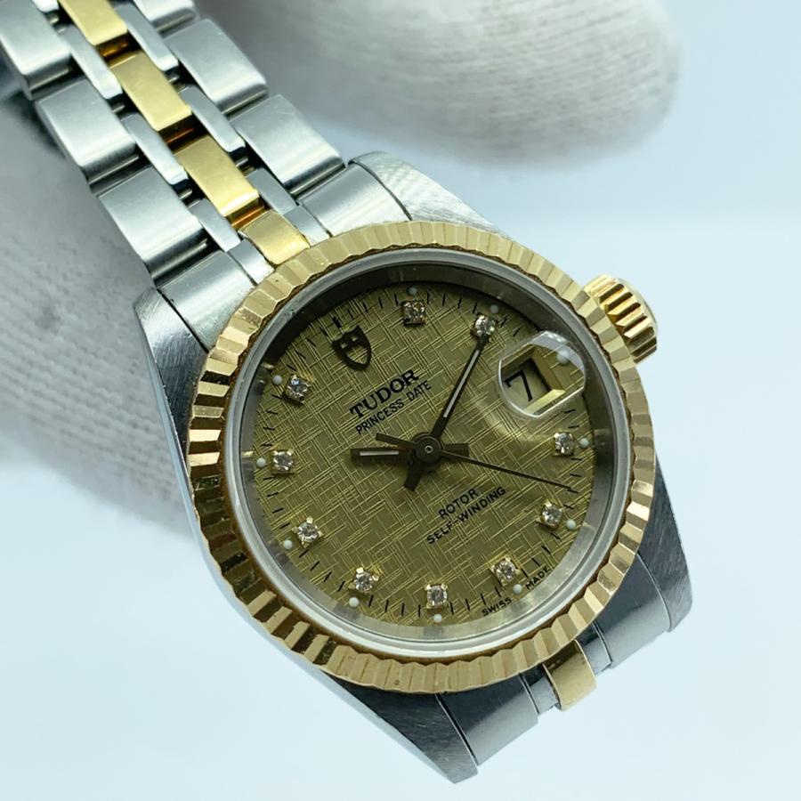 Tudor チュードル 92413 Princess Date プリンセスデイト ゴールド ダイヤ レディース AT H2571 | TUDOR | 06