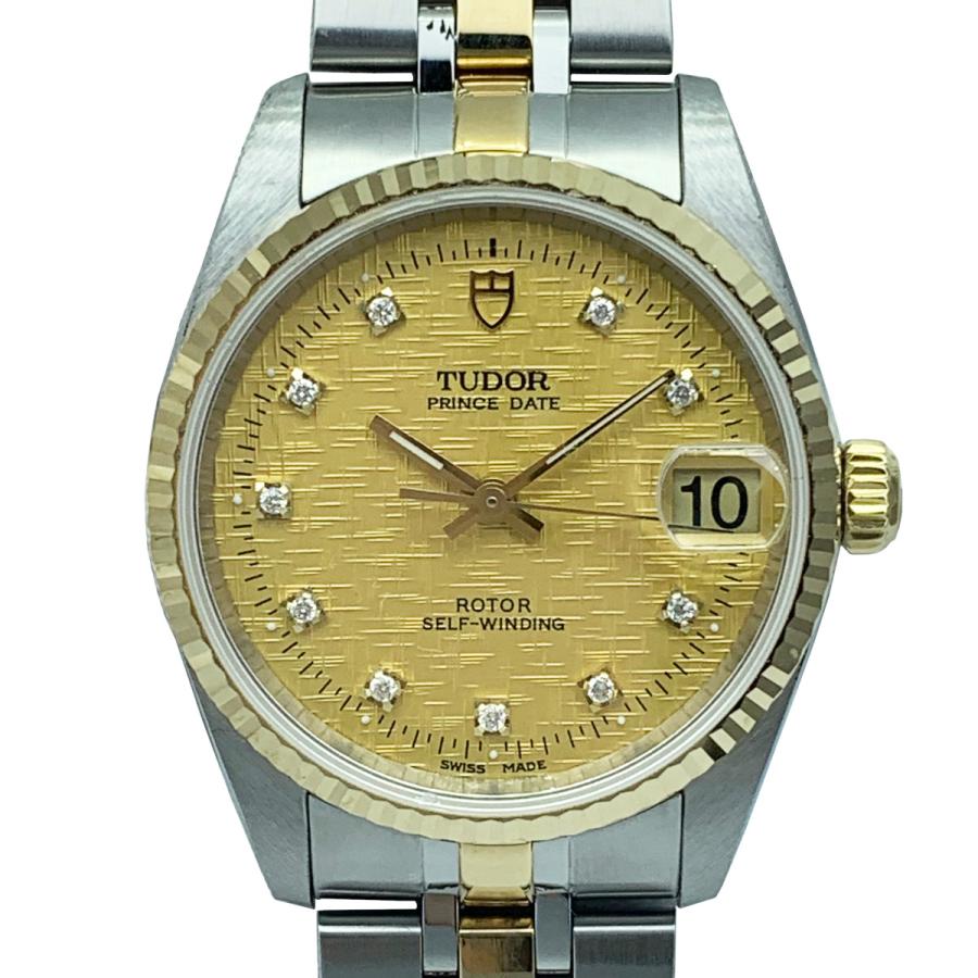 限定値下げ Tudor チュードル 72033 Prince Oysterdate プリンス オイスターデイト ゴールド ダイヤ メンズ AT H2574 | TUDOR