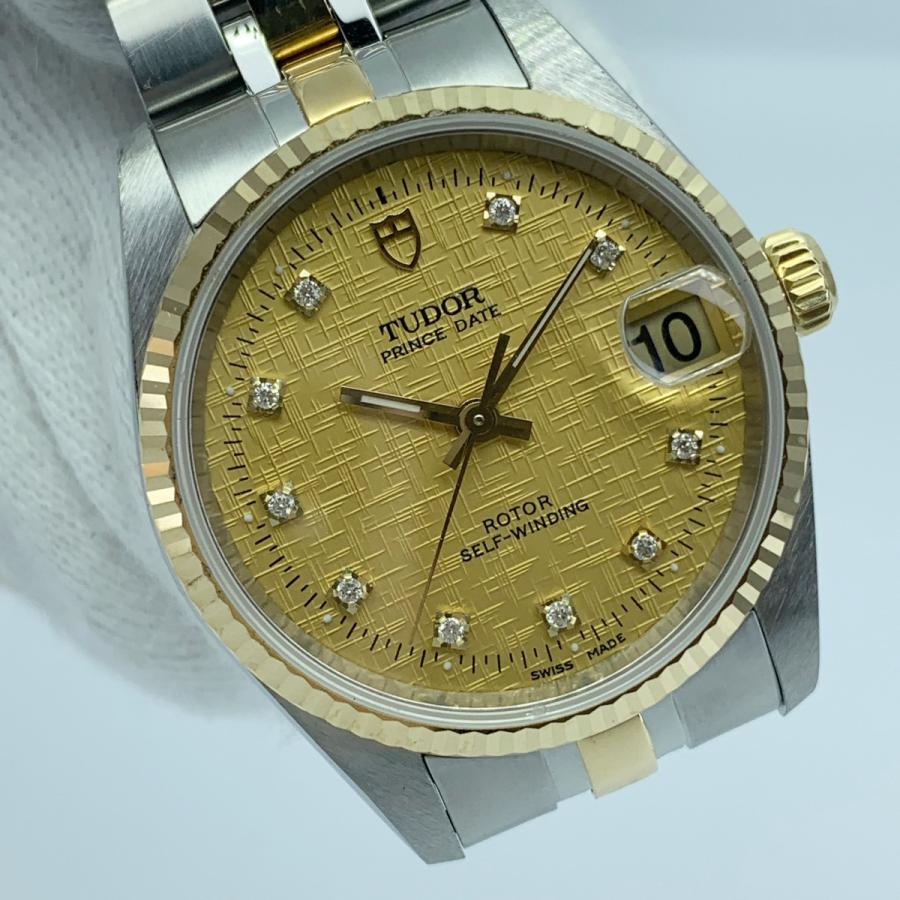 限定値下げ Tudor チュードル 72033 Prince Oysterdate プリンス オイスターデイト ゴールド ダイヤ メンズ AT H2574 | TUDOR | 06