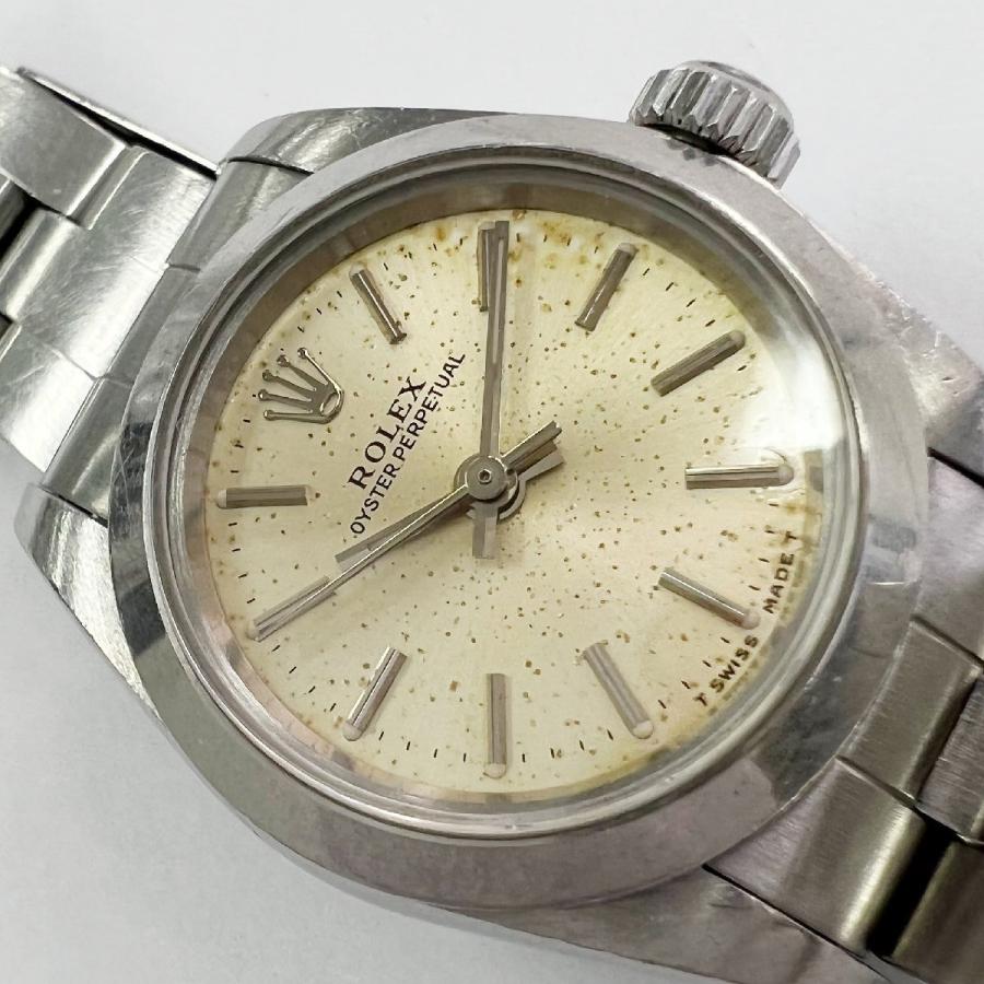 ROLEX ロレックス 67180 Oyster Perpetual オイスターパーペチュアル レディース W番 シルバー H4320 | オイスター パーペチュアル | 05