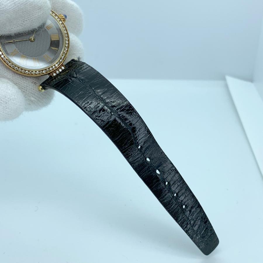 限定値下げ中dunhill ダンヒル ラウンドウォッチ ダイアモンドベゼル レディース YG イエローゴールド ヴィンテージ クォーツ | dunhill | 04