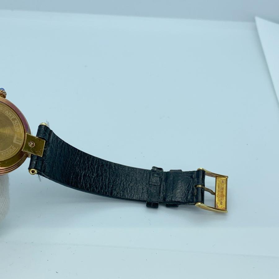 限定値下げ中dunhill ダンヒル ラウンドウォッチ ダイアモンドベゼル レディース YG イエローゴールド ヴィンテージ クォーツ | dunhill | 08