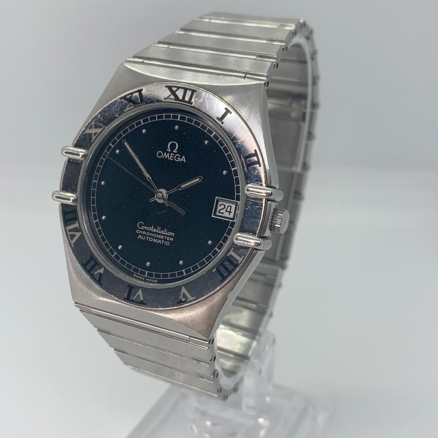 OMEGA オメガ Constellation コンステレーション AT 自動巻き SS ステンレススチール デイト 黒文字盤 Chronometer J10221 | OMEGA | 01