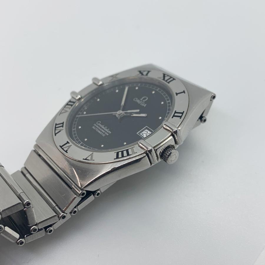 OMEGA オメガ Constellation コンステレーション AT 自動巻き SS ステンレススチール デイト 黒文字盤 Chronometer J10221 | OMEGA | 04