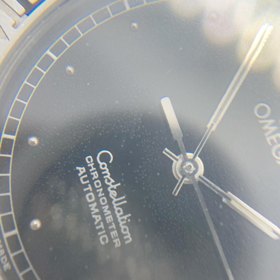 OMEGA オメガ Constellation コンステレーション AT 自動巻き SS ステンレススチール デイト 黒文字盤 Chronometer J10221 | OMEGA | 07