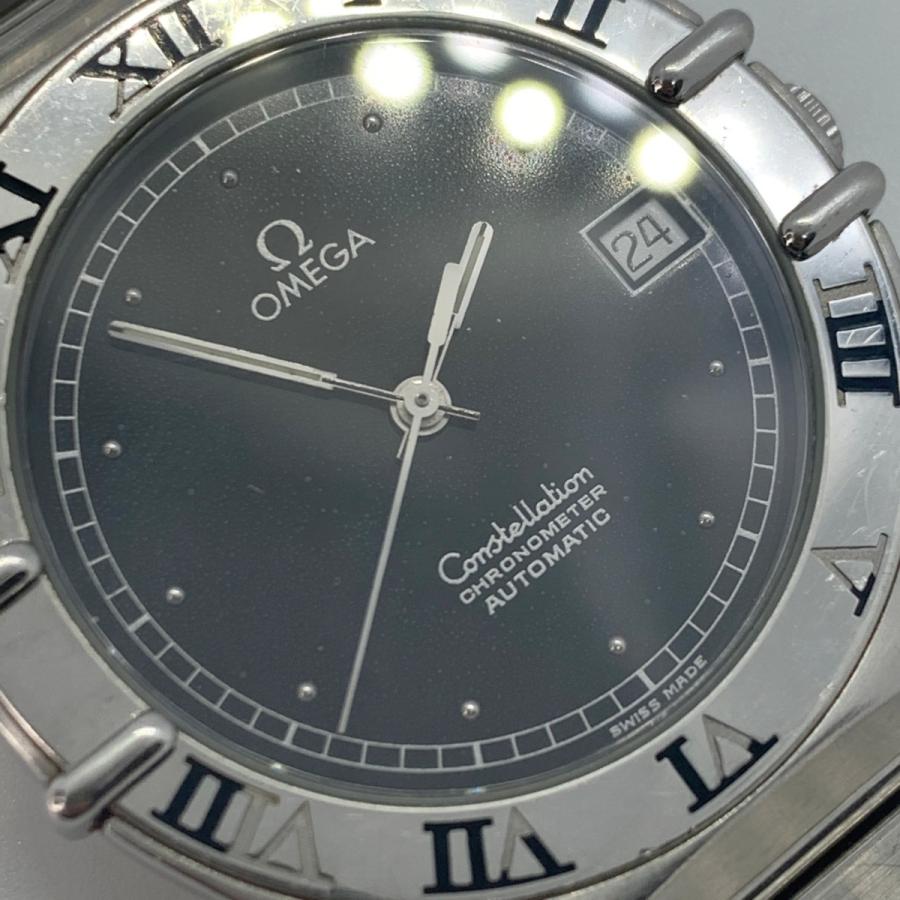 OMEGA オメガ Constellation コンステレーション AT 自動巻き SS ステンレススチール デイト 黒文字盤 Chronometer J10221 | OMEGA | 09