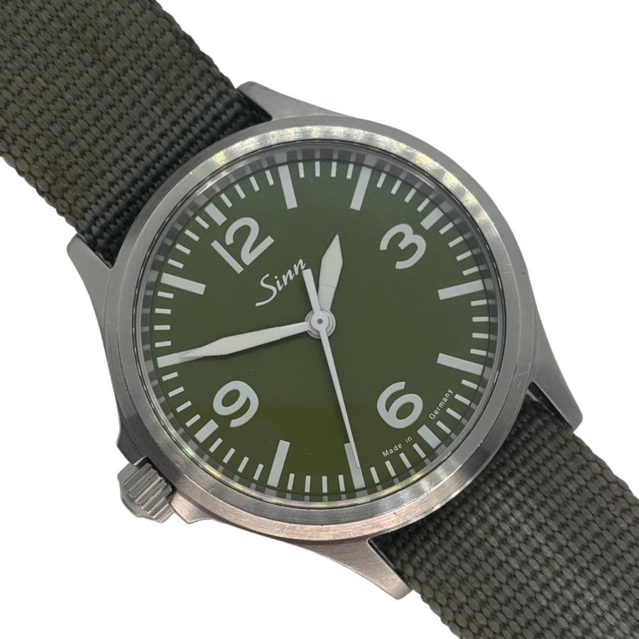 SINN ジン 556,GREEN カーキ 日本限定 150本 メンズ 自動巻き SS ナイロン J10391 | 