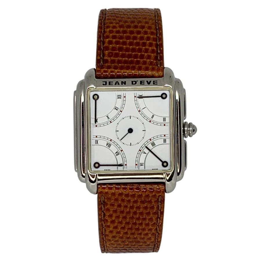 Jean d'Eve ジャンイヴ　09.24.65  QUARTA クアルタ　レトログラード　白　QZ メンズ　J10396 | 