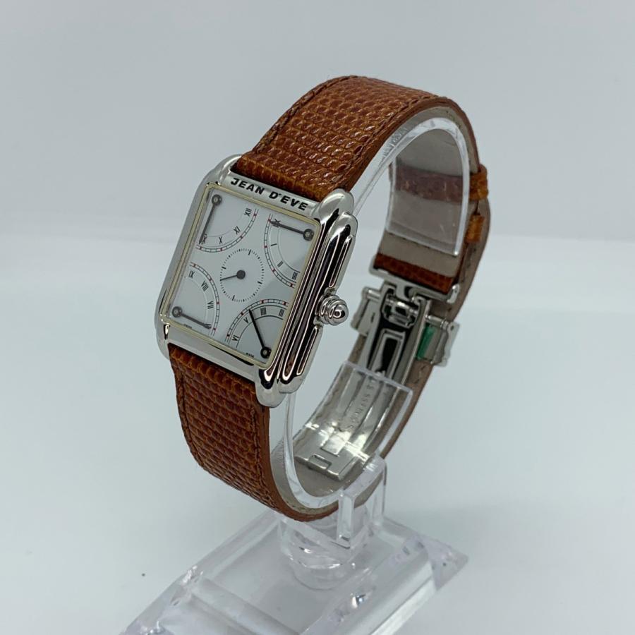 Jean d'Eve ジャンイヴ　09.24.65  QUARTA クアルタ　レトログラード　白　QZ メンズ　J10396 |  | 01