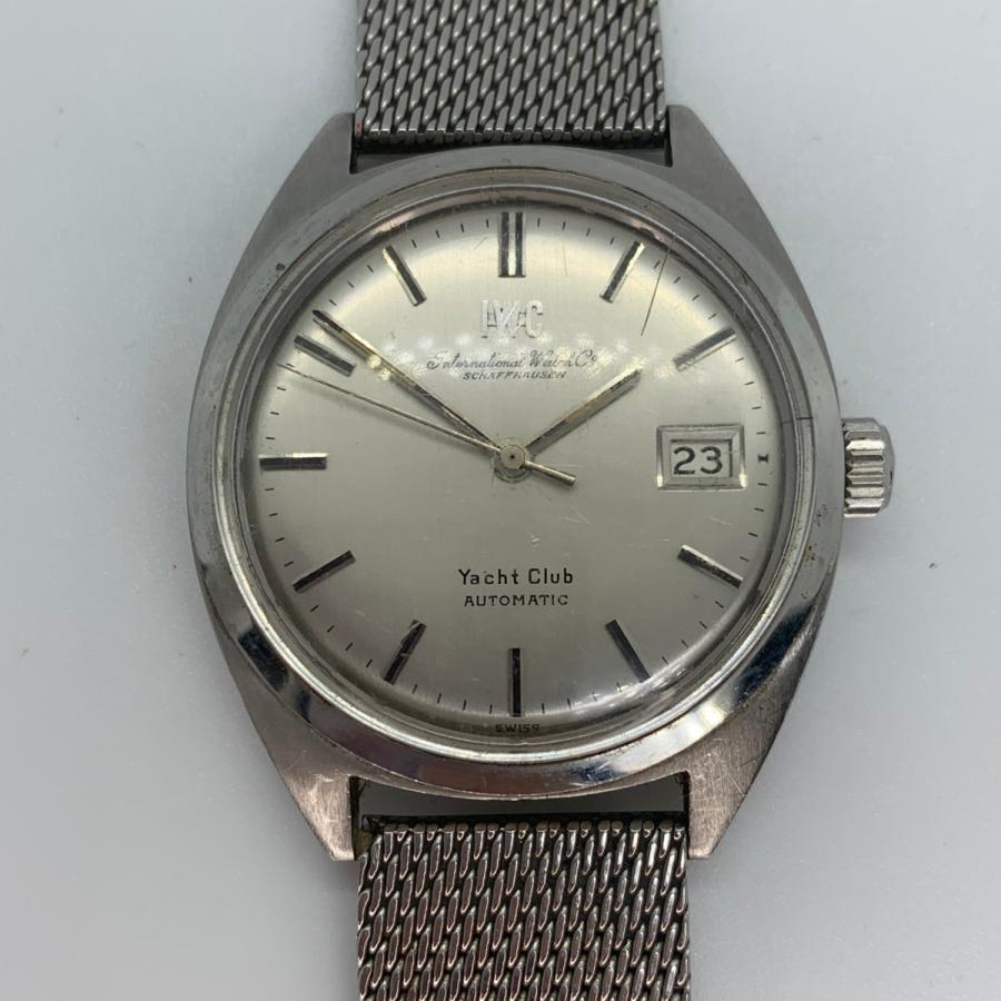 IWC インターナショナルウォッチカンパニー ヨットクラブ SS メンズ 自動巻き サカナリューズ シルバー文字盤 J10413 | IWC SCHAFFHAUSEN | 01