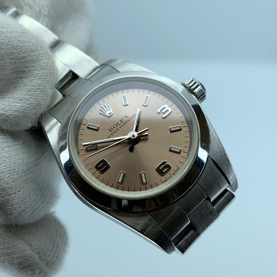 ROLEX ロレックス 76080 Oyster Perpetual Lady's オイスターパーペチュアル　レディース　ピンク AT SS J10965 | オイスター パーペチュアル | 06
