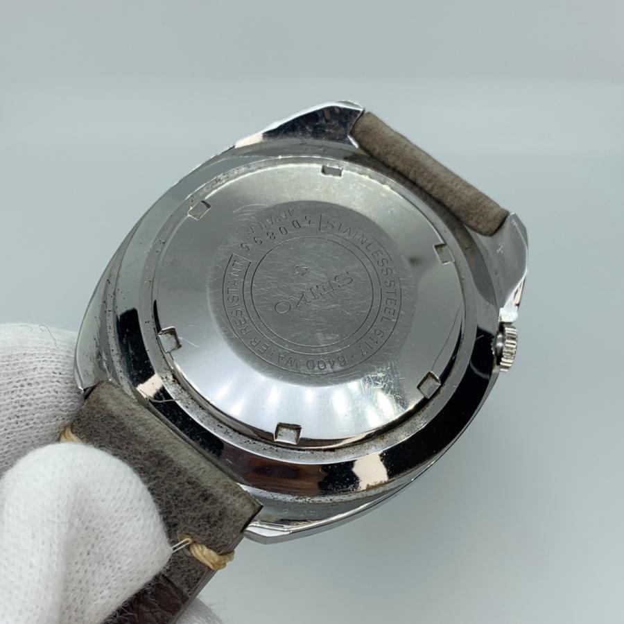 SEIKO セイコー　WORLD TIME ワールドタイム　6117-6400 メンズ　ブラック　SS J10987 |  | 02