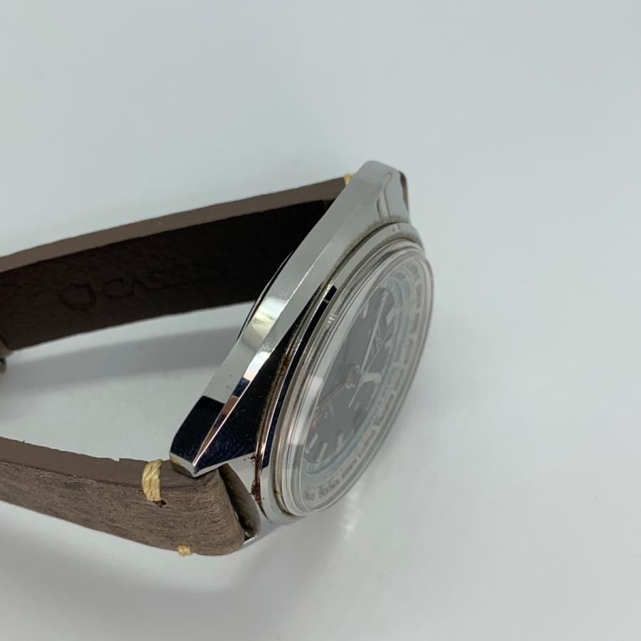 SEIKO セイコー　WORLD TIME ワールドタイム　6117-6400 メンズ　ブラック　SS J10987 |  | 03