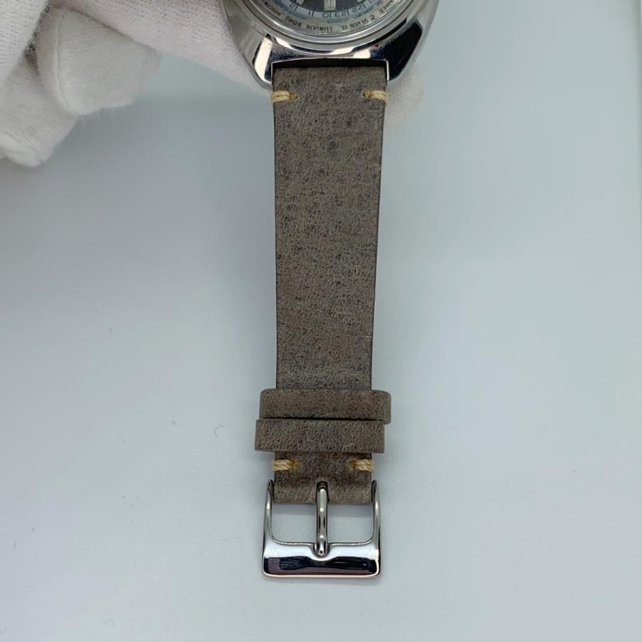 SEIKO セイコー　WORLD TIME ワールドタイム　6117-6400 メンズ　ブラック　SS J10987 |  | 09