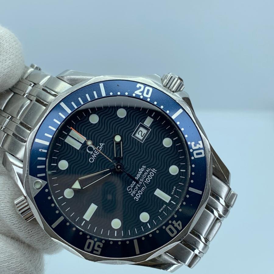 Omega オメガ 2541.80.00 Seamaster Professional 300M シーマスタープロフェッショナル QZ ブラック メンズ SS J10988 | SEAMASTER | 06