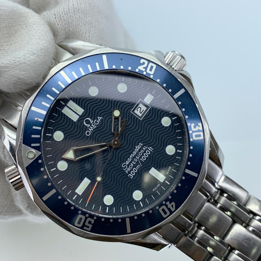 Omega オメガ 2541.80.00 Seamaster Professional 300M シーマスタープロフェッショナル QZ ブラック メンズ SS J10988 | SEAMASTER | 09