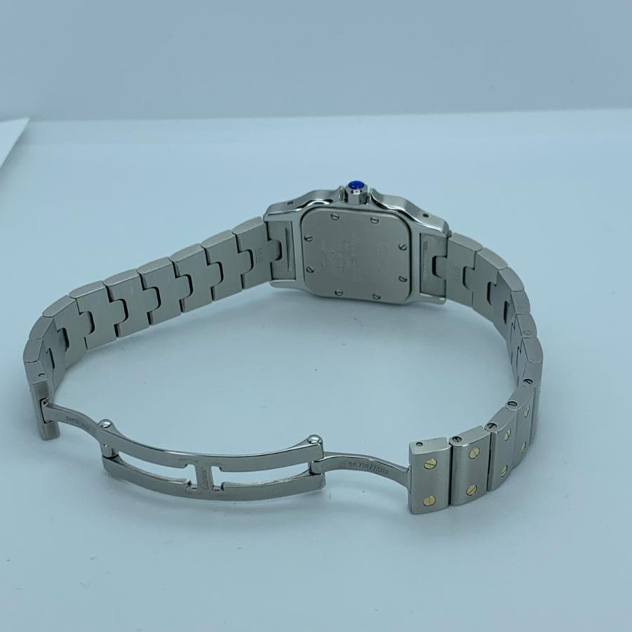 Cartier カルティエ Santos Galbee SM サントスガルベ  W20012C4 ホワイト　QZ レディース　J10998 | Cartier | 03