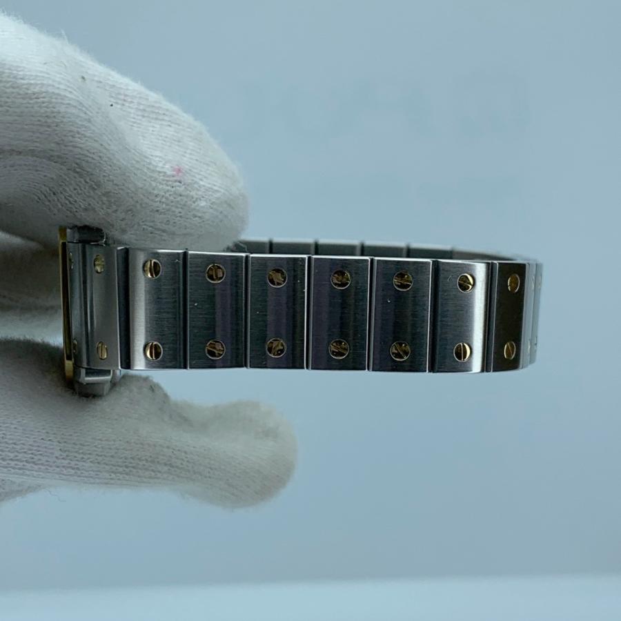 Cartier カルティエ Santos Galbee SM サントスガルベ  W20012C4 ホワイト　QZ レディース　J10998 | Cartier | 04